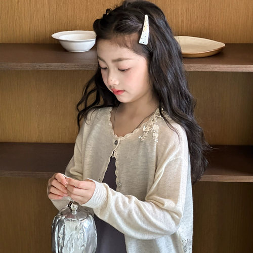 小红鱼女童防晒外套夏装薄款2026新款夏季轻薄空调服亲子装遮阳服