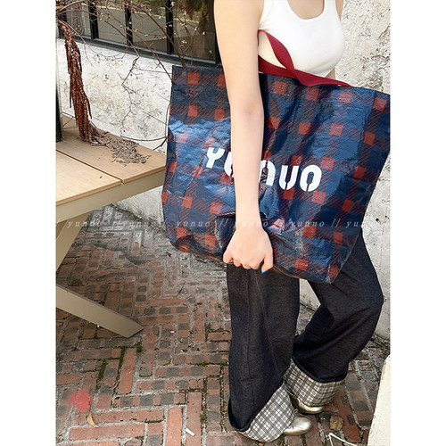 加厚大容量购物袋超市袋2025新款