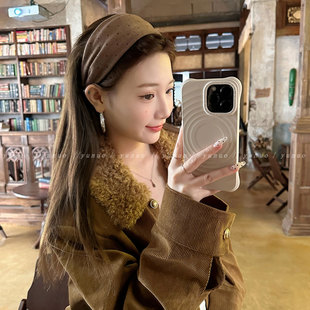 韩国气质波点宽边发箍女款 高级感秋冬百搭高颅顶头箍发饰 2025新款