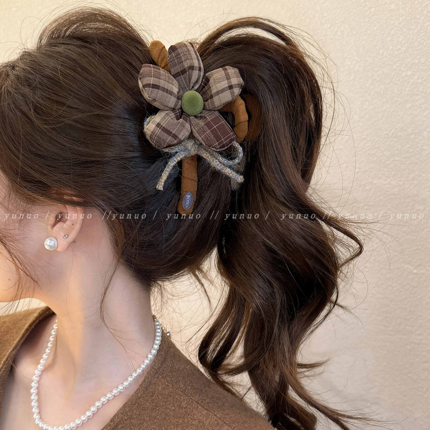 韩系温柔花朵大号抓夹女发量大发夹后脑勺高级感盘发鲨鱼夹子头饰,饰品/流行首饰/时尚饰品新,发饰,淘宝优惠券,粉丝福利购,淘宝优惠卷