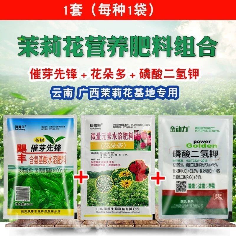 套餐茉莉花专用催芽花朵多多叶面肥爆芽催花延长花期肥料增加花量