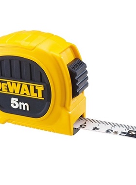 得伟DWHT36156L 5米双面卷尺耐磨测量尺木工钢卷尺