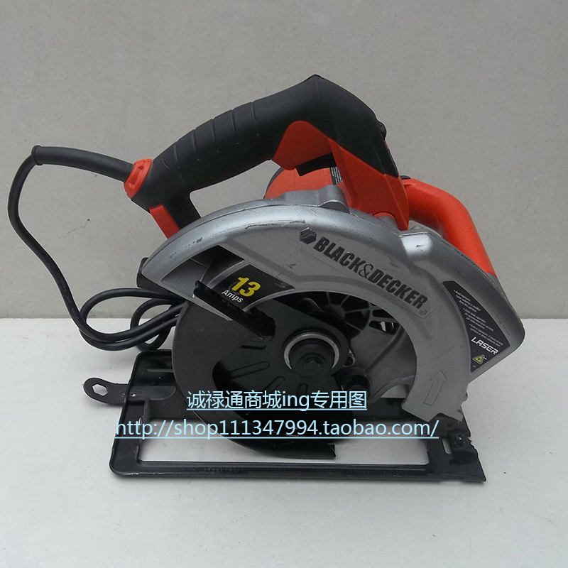 正品进口二手百得110/改220V/7.5寸带激光电圆/圆盘锯/木材切割机
