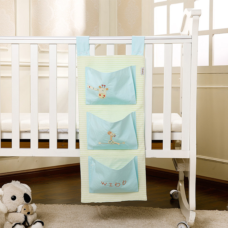 AUSTTBABY 多功能宝宝床包 婴儿床头挂袋 收纳袋子杂物袋