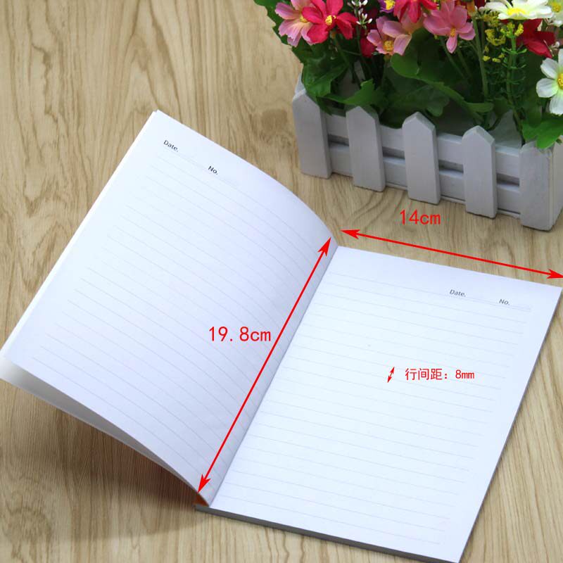 A5 두꺼운 소프트 카피 연습 학생 기록부 노트 일기장 부드러운 표면 복사 32K 작업 노트