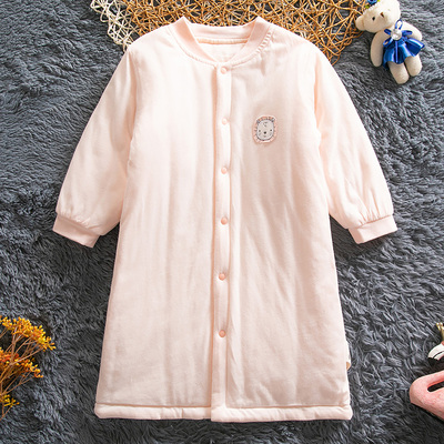 睡袍哈咪奇纯棉无骨夹棉