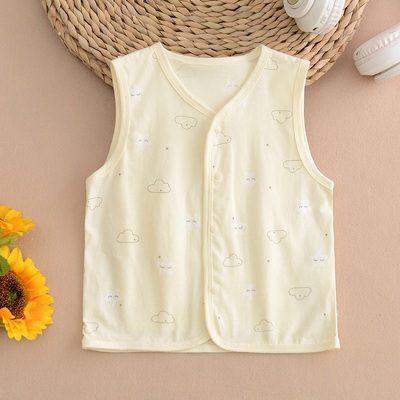 哈咪奇纯棉夏季无骨马甲