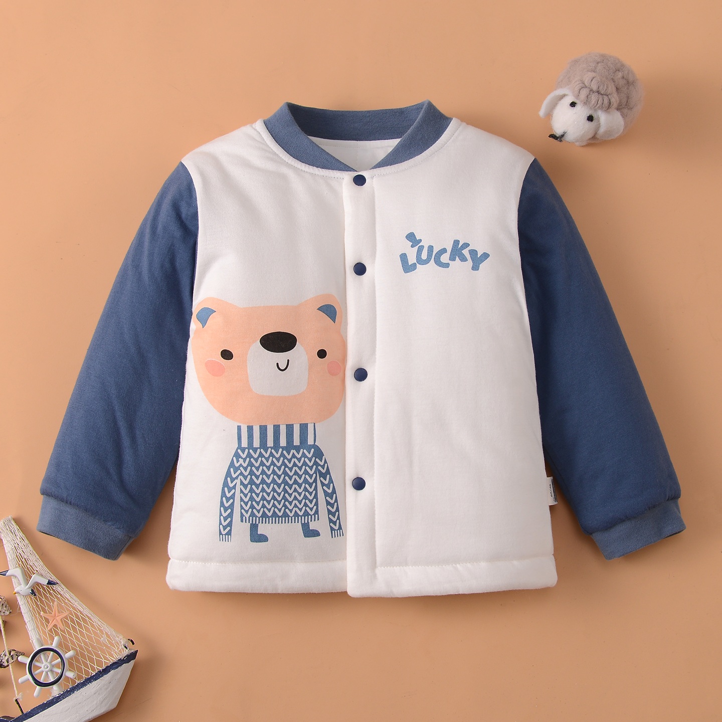 冬季男女童夹棉保暖棉服