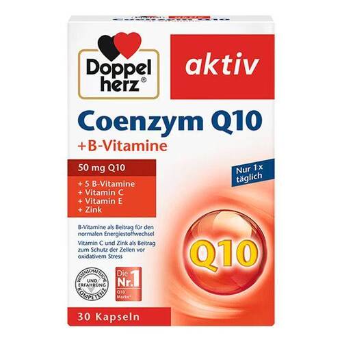 德国双心Doppel Herz/双心辅酶Q10软胶囊50mg呵护成人