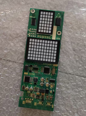 适用于富士达电梯并联华升富士达电梯外呼显示板INC05