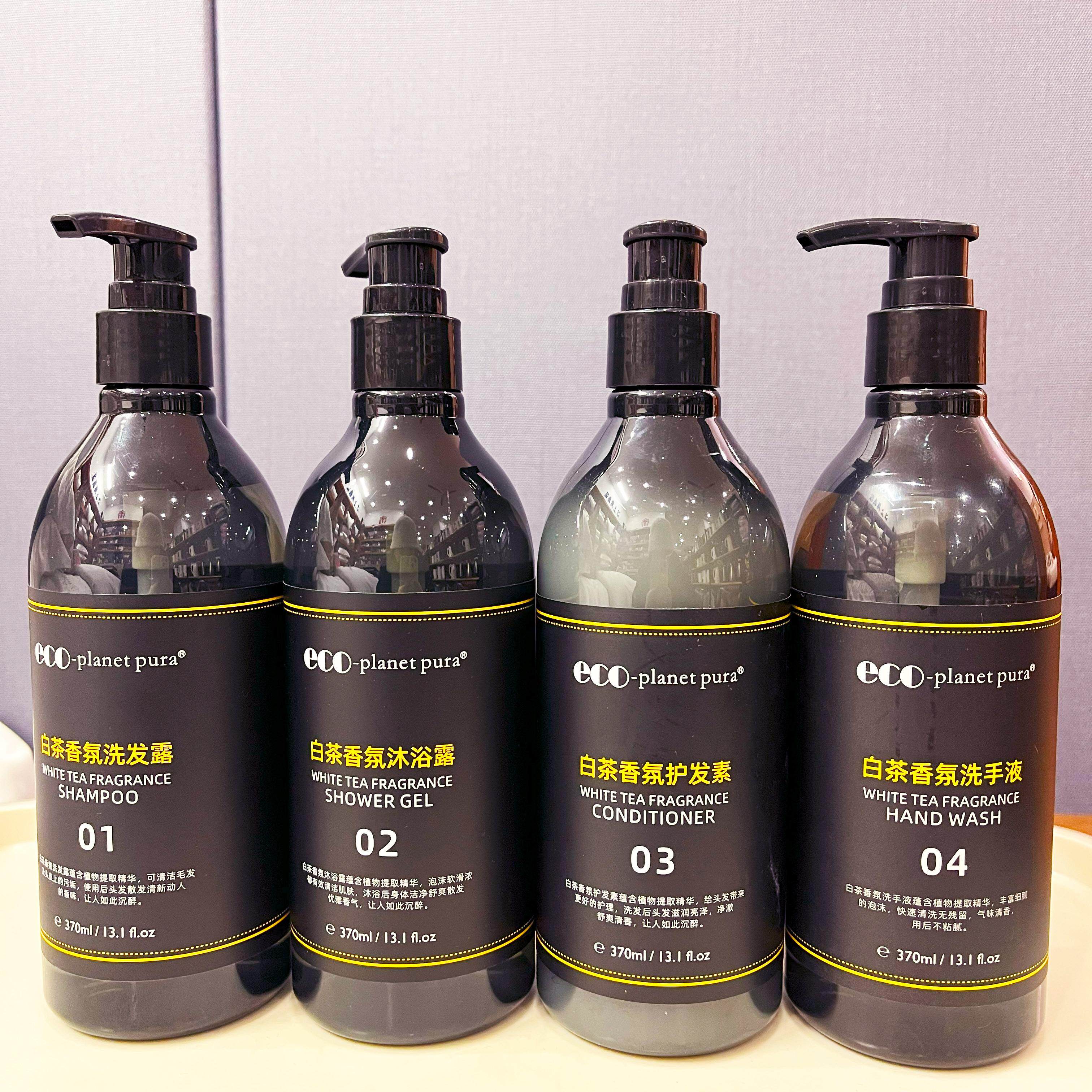 ECO白茶香氛洗发水沐浴露护发素洗手液酒店民宿同款洗护套装滋润