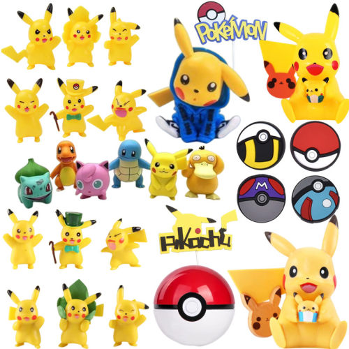 皮卡丘蛋糕装饰摆件神奇宝贝