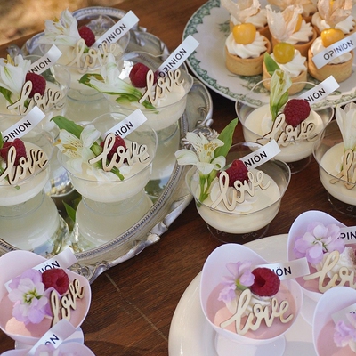 甜品台love木质wedding插件
