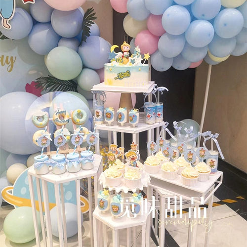 小王子甜品台蛋糕装饰摆件宝宝
