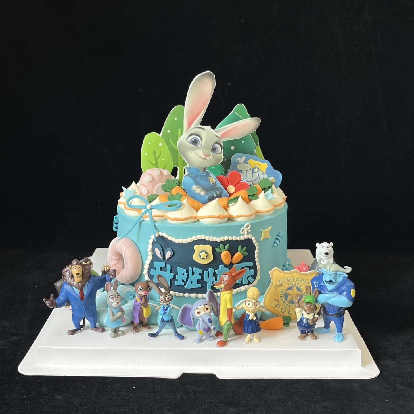卡通疯狂动物城蛋糕装饰朱迪兔子尼克狐狸狮子摆件儿童生日装扮,节庆用品/礼品,节日装扮用品,淘宝优惠券,粉丝福利购,淘宝优惠卷