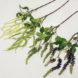 默涵高仿真吊米商陆果实森系自然风布置装饰花材软装配饰插花摆件