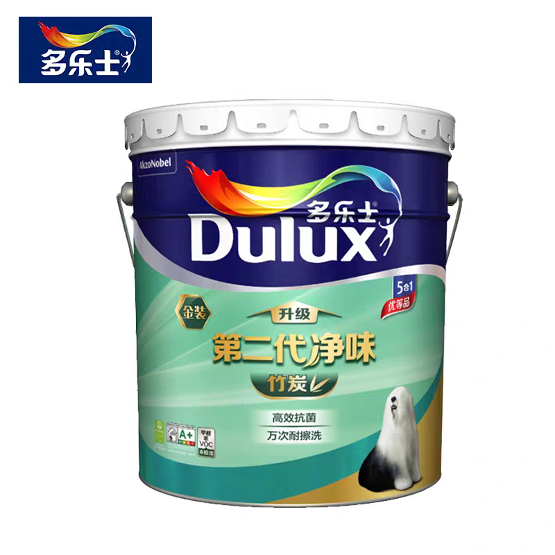 多乐士金装五合一第二代净味5合内墙乳胶漆