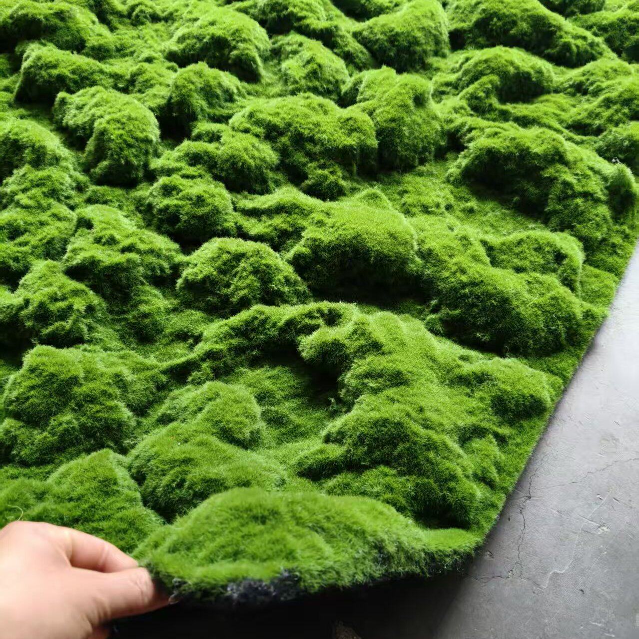 加密苔藓草皮微景观装饰植绒假苔藓仿真青苔盆景铺面人造草坪包邮