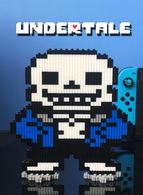 传说之下sans玩偶周边手办拼搭拼装积木玩具儿童可爱摆件礼物模型