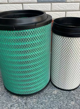 K3543空滤适配JAC江淮格尔发K5 A5新款重卡K3443PU空气滤清器滤芯