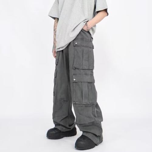 春秋工装裤男束脚2025年新款