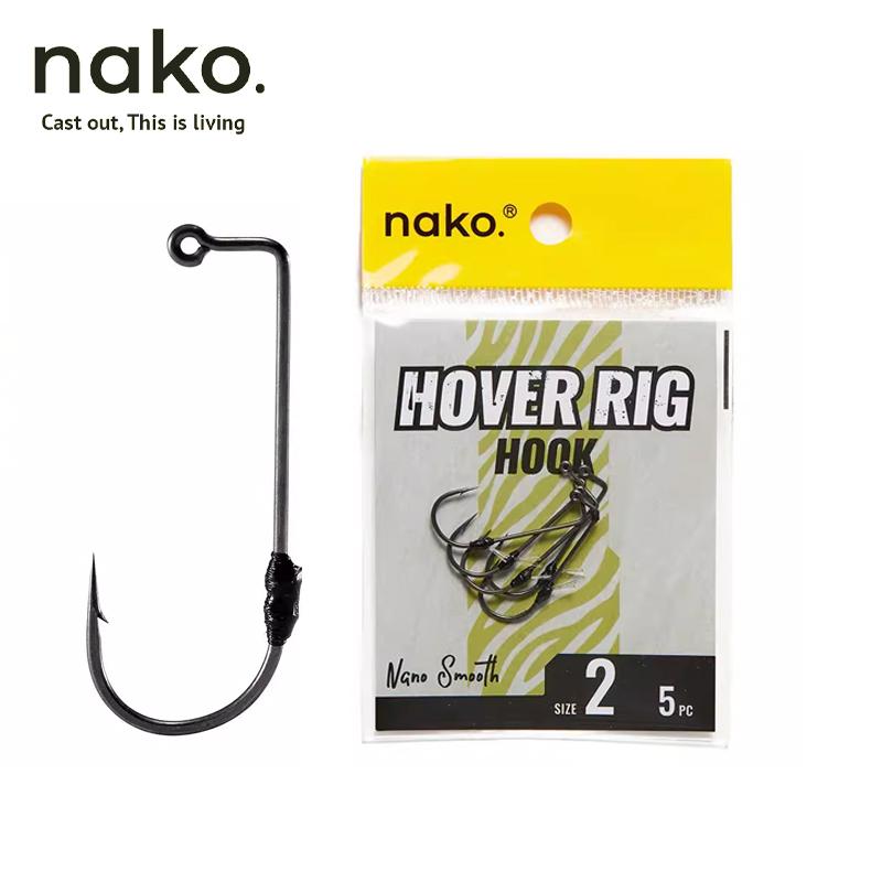 NAKO高碳钢直角钩路亚鱼钩