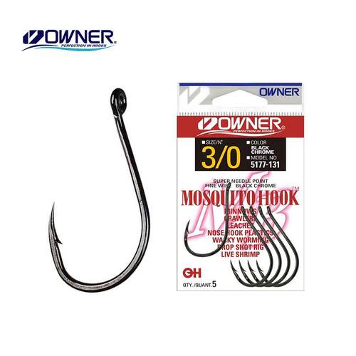 OWNER管付歪嘴千又路亚倒钓钩