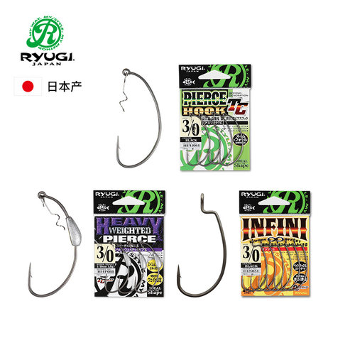 Ryugi流義路亚窄腹竞技钩曲柄钩