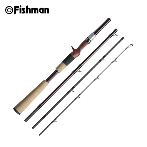 日本进口Fishman便携多节竿