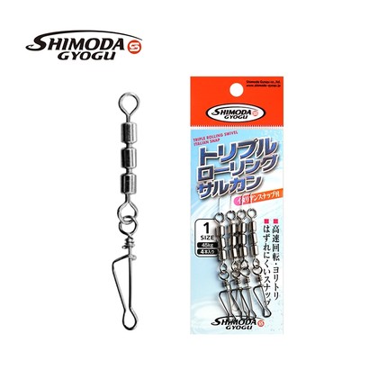 SHIMODA西摩达大物日式8八字环连接器快速路亚转环轴承别针海钓