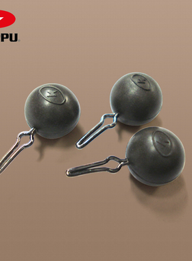 日本ZAPPU扎普鲈钓DOWN SHOT路亚圆形铅坠钨钢坠倒钓鲈鱼竞技配件