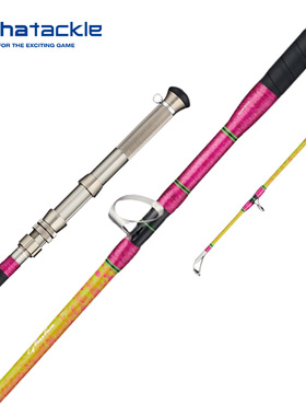 日本ALPHA TACKLE阿尔法电绞竿GLASSLAM海钓竿实心船钓近海钓鱼竿