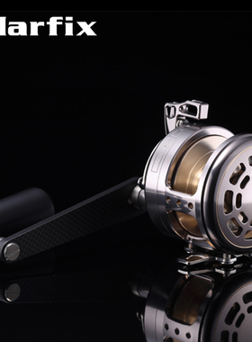 日本MARFIX海钓轮船钓慢摇轮GM Limited快抽深海大物铁板轮渔轮C3