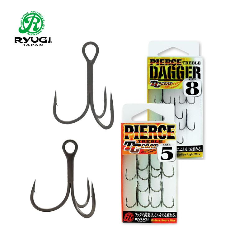RYUGI流義路亚钩超滑锚钩三本钩
