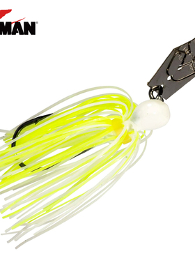 zman挡水板JIG铅头钩胡须佬CHATTERBAIT远投鳜鱼鲈鱼黑坑路亚假饵