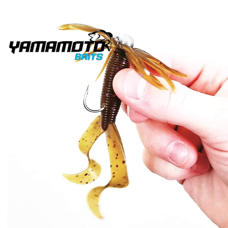 YAMAMOTO软饵双卷尾野钓黑坑软饵