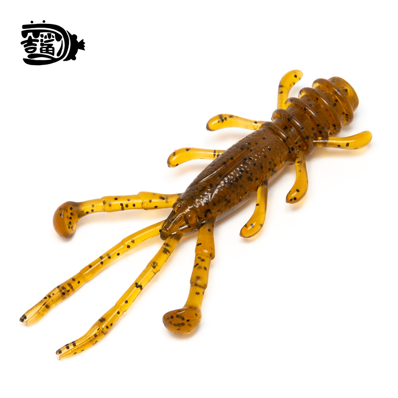 吉鲨浮水辐射虾路亚软饵