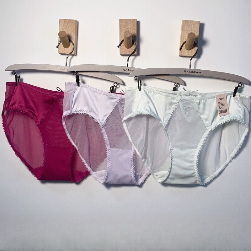 梧桐闺蜜内裤云霁三角裤中低腰丝滑缎面性感绑带柔软舒适GM23712,女士内衣/男士内衣/家居服,女三角裤,淘宝优惠券,粉丝福利购,淘宝优惠卷