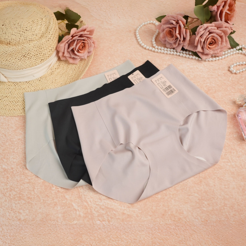 梧桐本色内裤汀禾中低腰平角裤无痕超细双拉轻薄柔软底裤wm85239