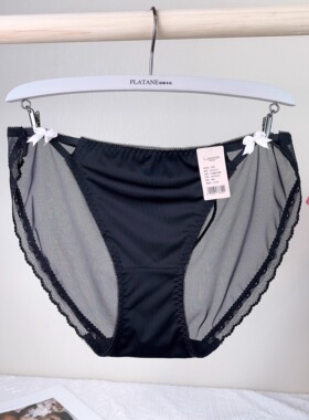 梧桐闺蜜恋序系列中低腰平角裤细腻网纱轻薄透气双侧镂空24716