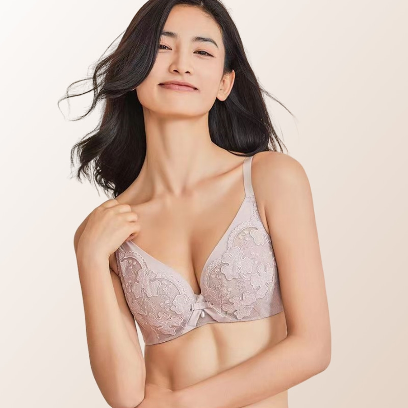 瑶光CD超薄杯梧桐本色内衣性感超薄大胸显小软钢圈文胸WN859109