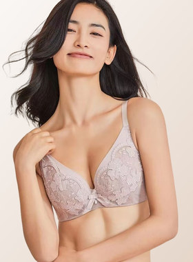 瑶光CD超薄杯梧桐本色内衣性感超薄大胸显小软钢圈文胸WN859109