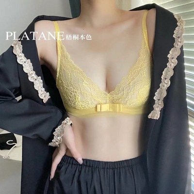 BC超薄杯大胸显小内衣梧桐本色