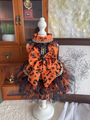 宠物万圣节小恶魔公主裙狗狗猫咪洛丽塔cos服中小型犬幼犬节日派