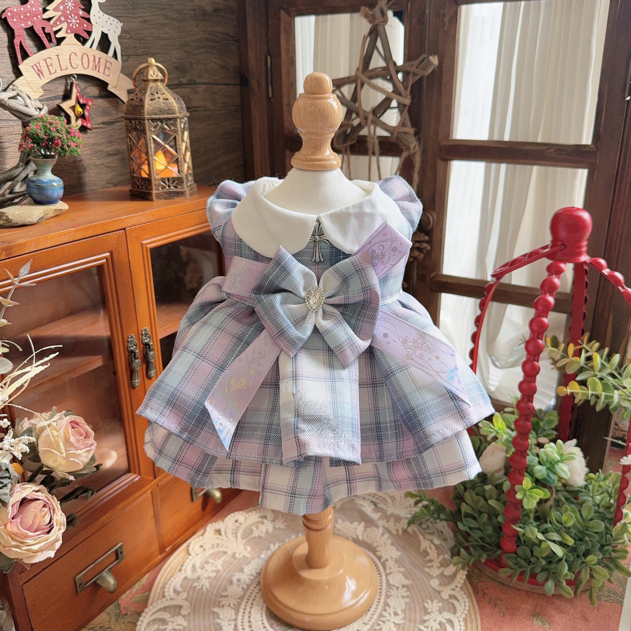 宠物衣服秋冬款猫咪JK制服可加狗宠物服装/雨衣