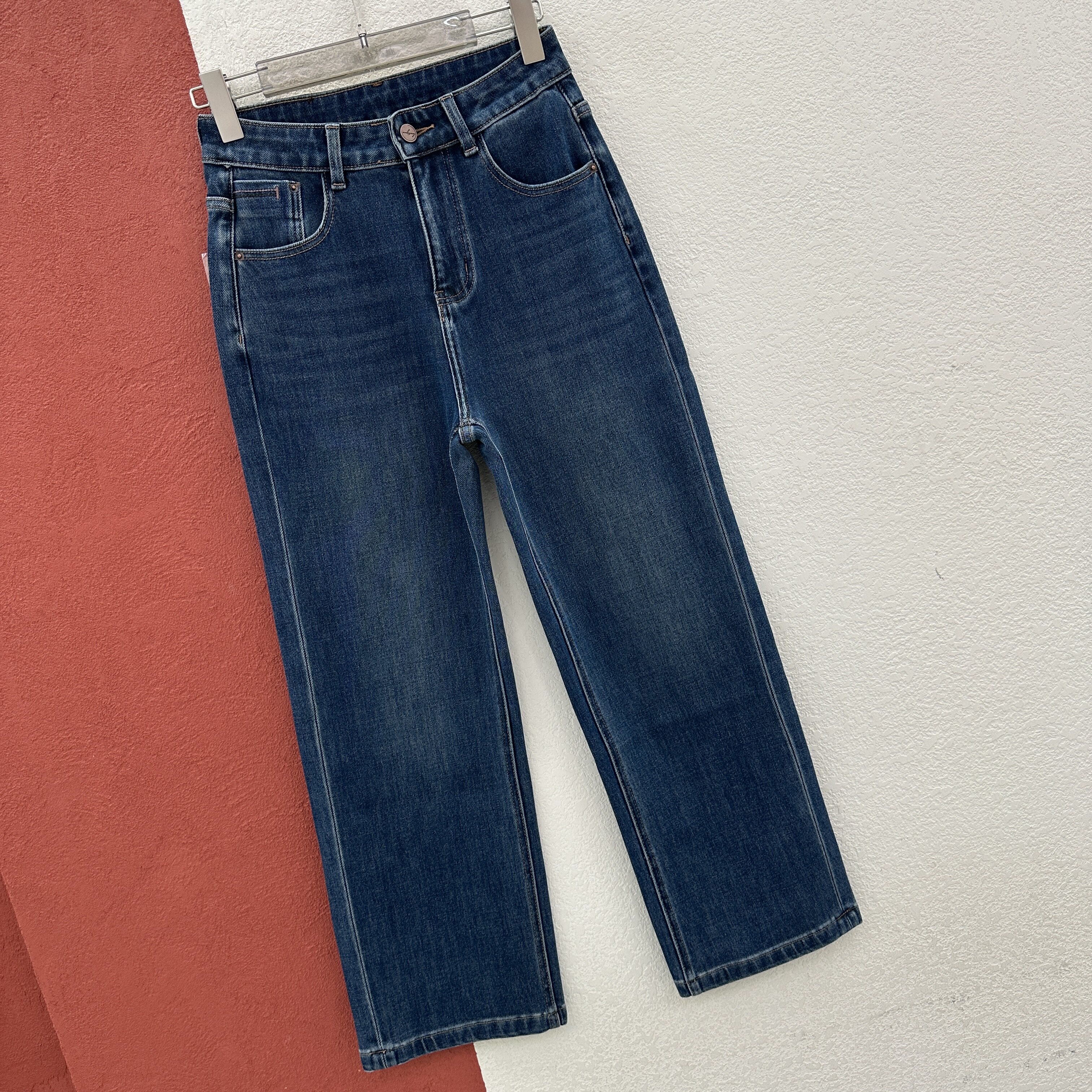 2026秋款Q FASHION JEANS酷希莱9766显瘦窄版直筒牛仔裤女法棍裤
