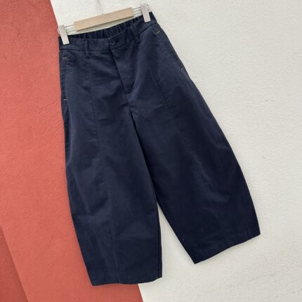 欧货QFASHION JEANS酷希莱9717休闲裤女夏薄款八分弯刀裤薄料速干