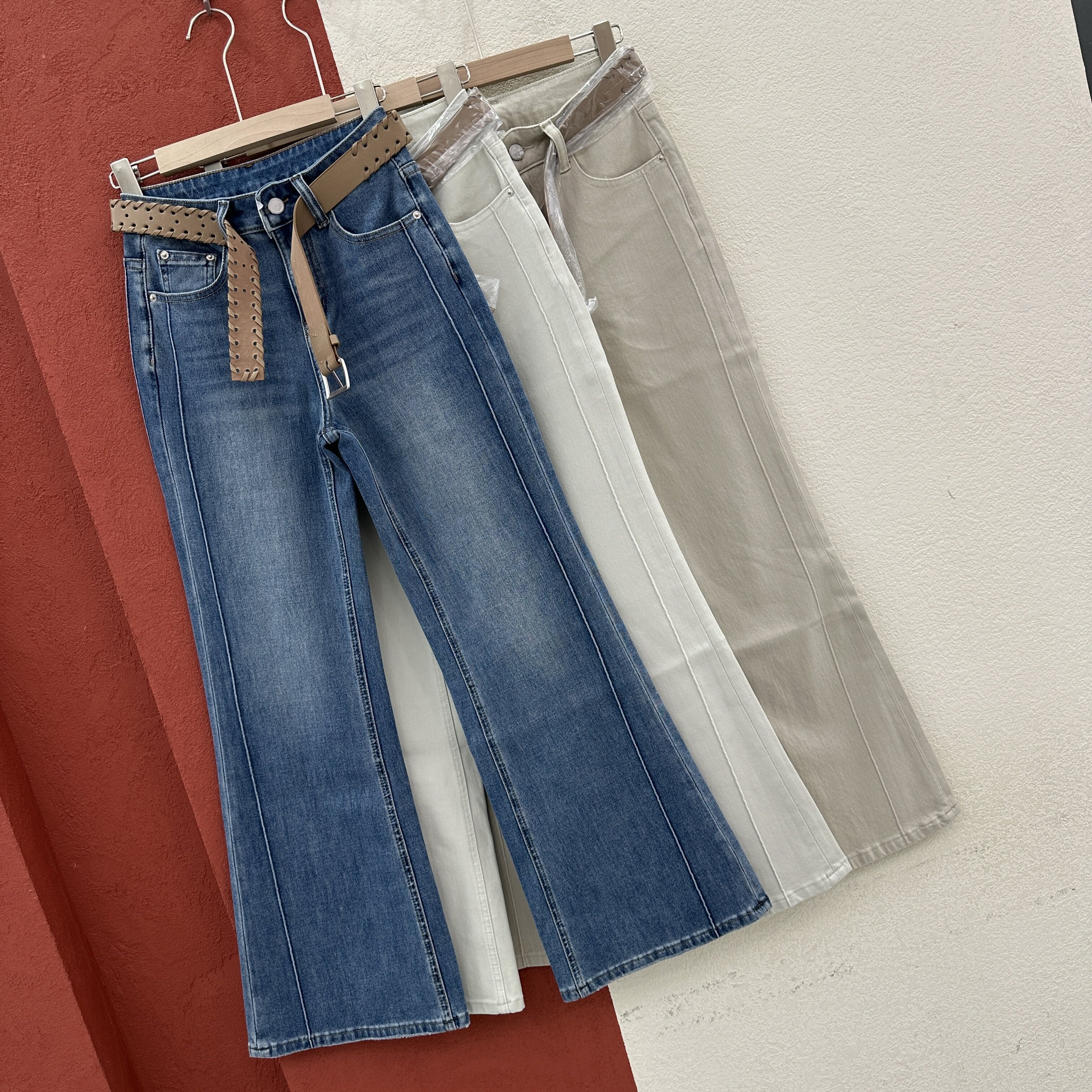 2026春款A FASHION JEANS阿凡牛67788 67789 67790牛仔裤女微喇裤