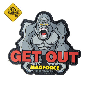 MAGFORCE麦格霍斯MP9115魔术贴气势章臂章金刚get out 毡粘贴配件