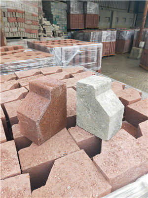 花缘石花缘砖花沿石围树砖路沿石路边砖厂家直销颜色可定制